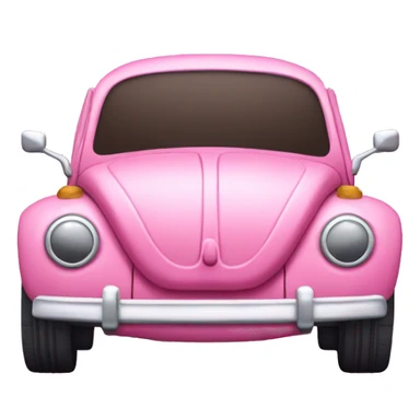Pink vw bug sticker