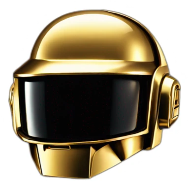 Daft punk gold sticker