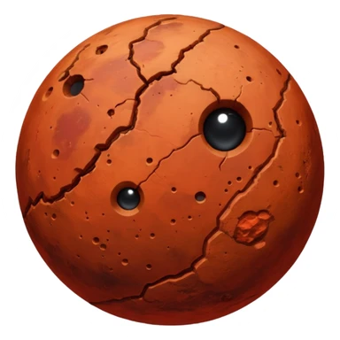 planeta mars sticker