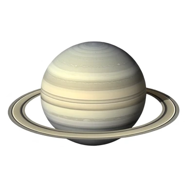 Saturn planet in greyscale colors, grey tones only sticker