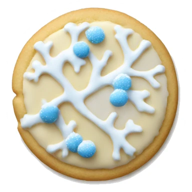 Winter sugar cookie sticker
