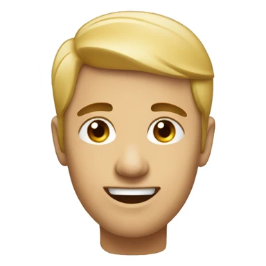 mens face like prin sticker