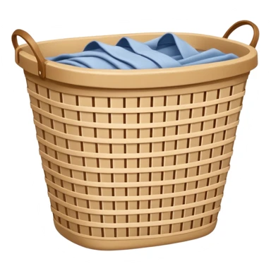 empty laundry basket sticker