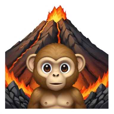 Un animal de volcan sticker