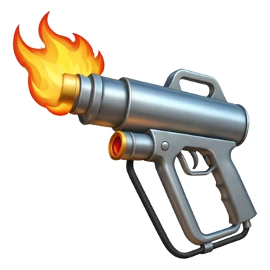 Flamethrower sticker