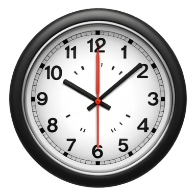 time consuming clock sticker