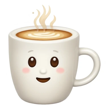 flat white coffee sticker