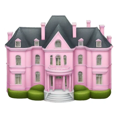 Large pink mansion  sticker