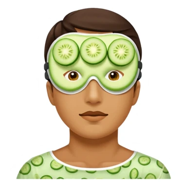 Relax and okurka na očích sticker