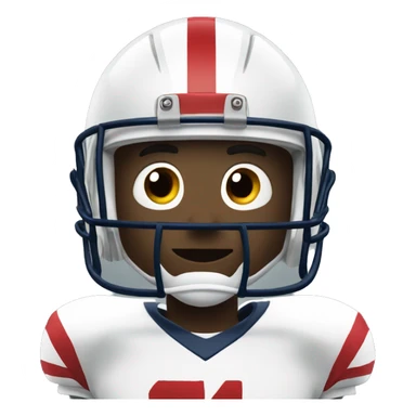 Football wearing football playing football sticker