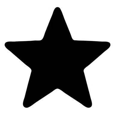 solid filled icon of a star sticker