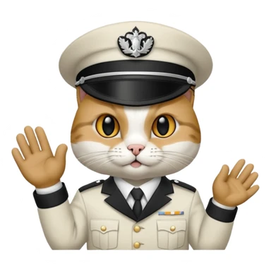 Un chat qui fait un doigt d’honneur sticker