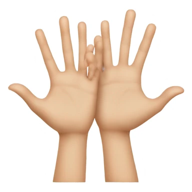 two russian hands "greeting each other" sticker