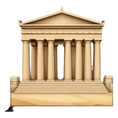 The Greek Temple sticker