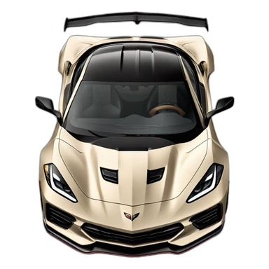  2023 Chevrolet Corvette C8 Z06 beige color sticker