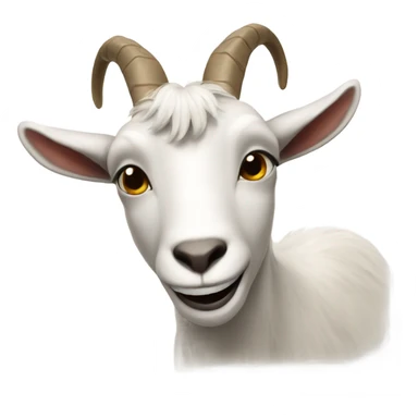 Goat waving his finger at you sticker
