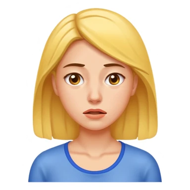 woman feeling very hot, sweating sticker