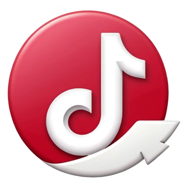 Tiktok logo sticker