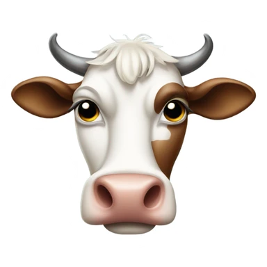 Crying cow sticker