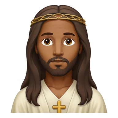 Black jesus captured sticker