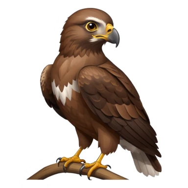 common brown buzzard sticker