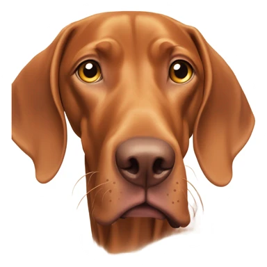 Viszla face  sticker