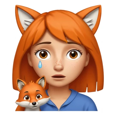 Make Dora and Swiper the fox crying sticker