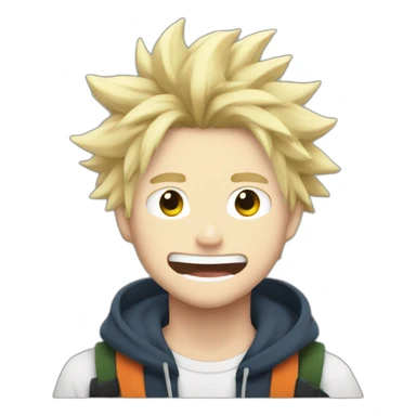 Bakugo musler sticker