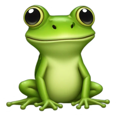 Pipa pipa frog sticker