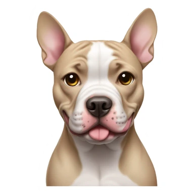 Pitbull mixed with frenchie sticker