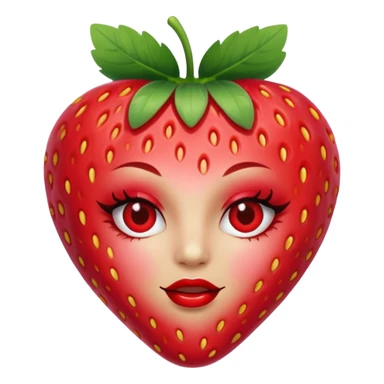 MORANGO MAQUIAGEM sticker