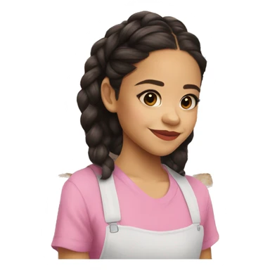 Jenna ortega à la boulangerie sticker