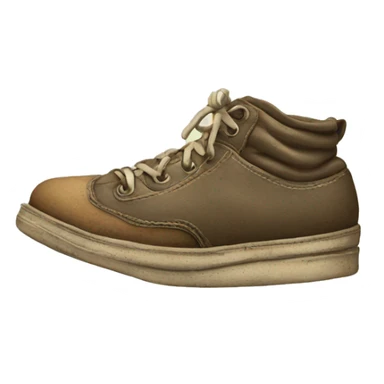 old worn shoes sticker