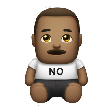 No dolls allowed sign sticker