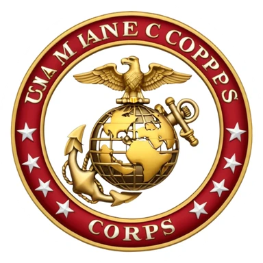 us marine eagle globe anchor sticker