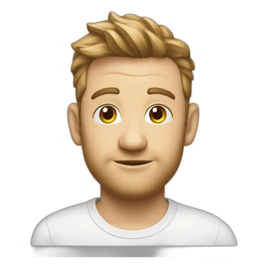 buble tee faché sticker