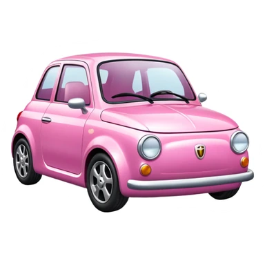 small pink car sticker