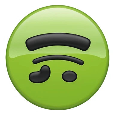 Spotify logo I want emoji  sticker