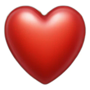 red heart necklace  sticker