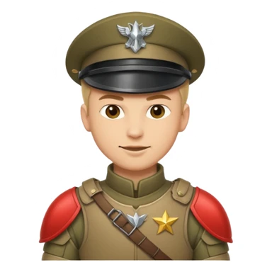 A swift auxiliary soldier in lighter armor, confidently smirks as he prepares to charge.
 sticker