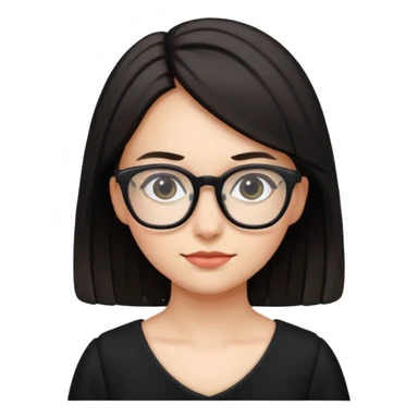 Girl blindó nerd aesthetic sticker