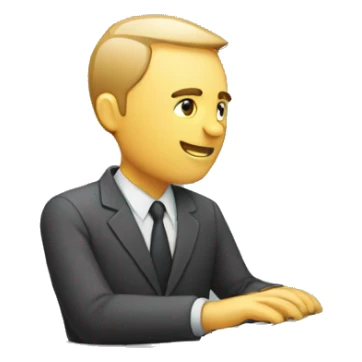 Professionnel, with mac,typing sticker