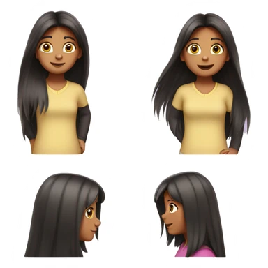dora the explorer long hair sticker
