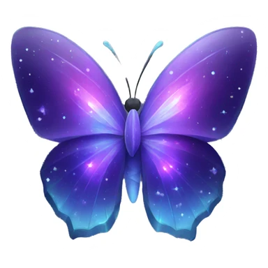 Nebula Crystal Butterfly sticker