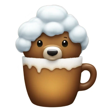 Cup of sugar bear  sticker