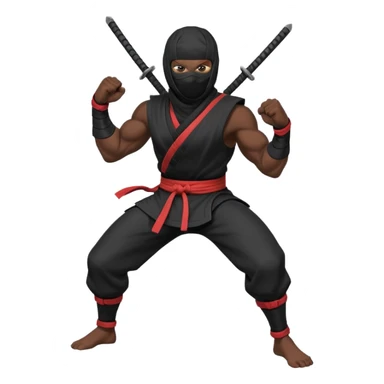 Mortal kombat postava ninja nový charakter  sticker