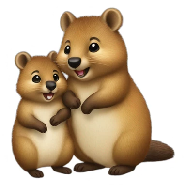 Happy-couple-quokka sticker