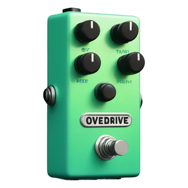 overdrive pedal sticker