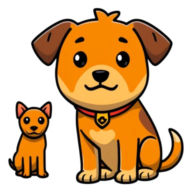 Ein verwundeter hund nicht verletz er soll verwirt gucken sond verwundertert eben und ja der hund soll baun sein sticker