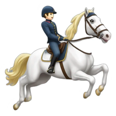Cheval saut sticker